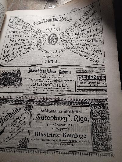 Rigasche Industrie - Zeitung 26. Jahrgang Nr. 21 - Front Cover