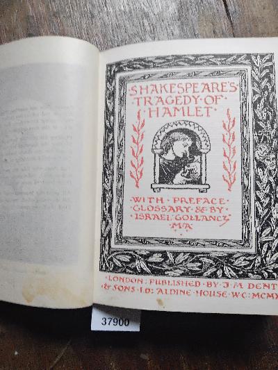 Shakespeares Tragedy of Hamlet  With Preface Glossary by Israel Gollancz - Front Cover