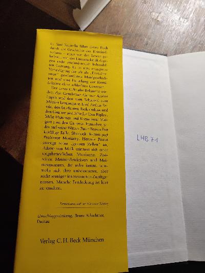 Mord ist ihr Beruf  Eine Geschichte des Kriminalromans - Front Cover