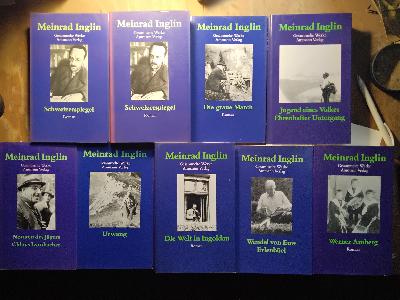 Gesammelte Werke  9 Bände: Schweizerspiegel I-VI, Die graue March, Jugend eines Volkes Ehrenhafter Untergang, Notizen des Jägers, Urwang, Die Welt in Ingoldau, Wendel von Euw Erlenbüel, Werner Amberg - Front Cover