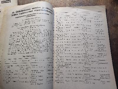 Eesti Vabariigi Tartu Ülikooli Isiklik Koosseis  1. Detsembril 1934  (Persönliche Zusammensetzung der Universität Tartu der Republik Estland im Jahr 1934) - Front Cover