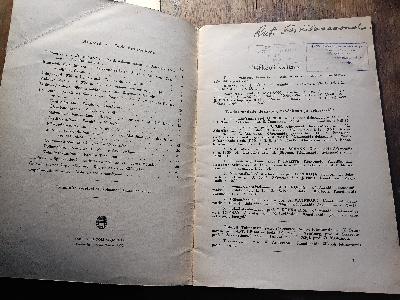 Eesti vabariigi tartu ülikooli Loengute ja Praktiliste Tööde Kava  1936. Aasta I Poolaastal    (Vorlesungs- und Praktikumsplan der Universität Tartu, Republik Estland, Erstes Semester 1936) - Front Cover