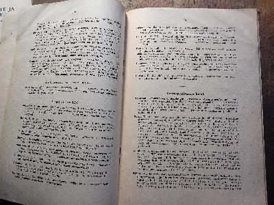 Eesti vabariigi tartu ülikooli Loengute ja Praktiliste Tööde Kava  1937. Aasta II Poolaastal    (Vorlesungs- und Praktikumsplan der Universität Tartu, Republik Estland, Erstes Semester 1937) - Front Cover