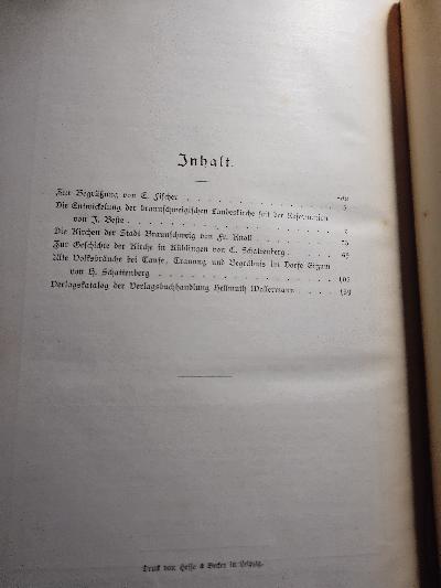 Aus dem kirchlichen Leben Braunschweigs  Festgabe für die Teilnehmer der IX. allgemeinen lutherischen Konferenz in Braunschweig, am 23. - 26. August 1898. - Front Cover