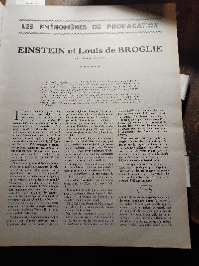 Radioelectricite Et Qst Francais Reunis   Janvier 1931 - Mai 1931 5 Hefte - Front Cover