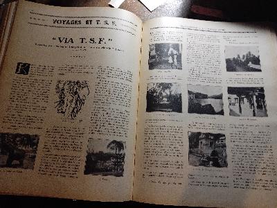 Radioelectricite Et Qst Francais Reunis   Janvier 1931 - Mai 1931 5 Hefte - Front Cover