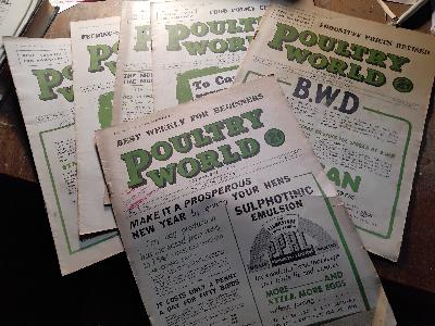 Poultry World  Vol. 65 Nr. 26 and Vol. 66 Nr. 2-6  6 Hefte - Front Cover