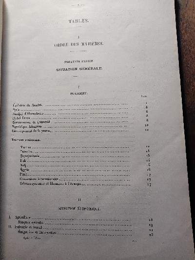 Rapport a La Societe des Nations sur La Situation de la Syrie et du Liban  (Annee 1930) - Front Cover
