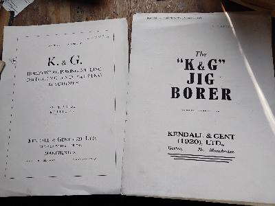 K & G Jig Borer  K. & G. Horizontal Boring, Milling Drilling and Tapping Machines - Front Cover