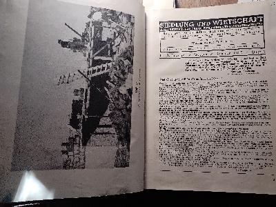 Siedlung und Wirtschaft  Zeitschrift für das gesamte Siedlungs- und Wohnungswesen  Fachblatt des Reichsheimstättenamtes der NSDAP und des Reichsverbandes deutscher Heimstätten - Front Cover
