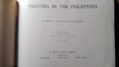 Fighting in the Philippines   Authentic Original Photographs - Front Cover