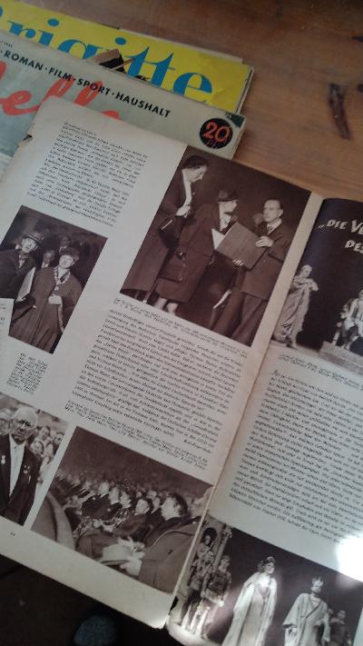 3 Modeheft Hella  Mai 1935, Berliner Modenblatt 1958, Brigitte 1959 - Front Cover