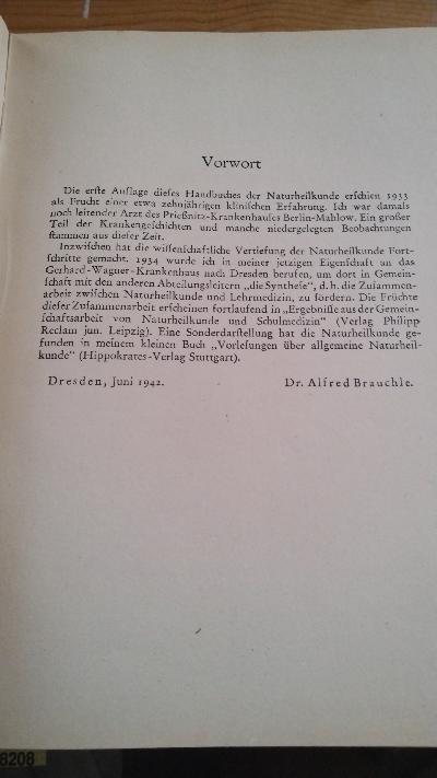  Handbuch der Naturheilkunde. - Front Cover