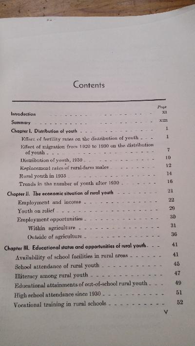 Rural Youth  Their situation and prospects - Front Cover