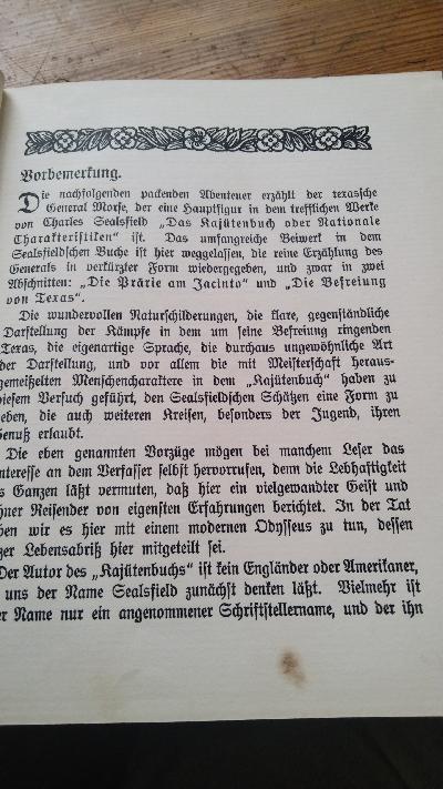 Mit Lasso und Kriegsflinte durch Texas  Nach des Autors 