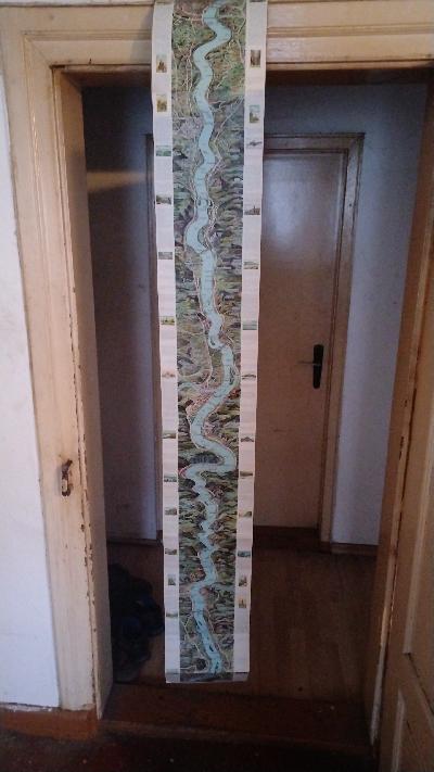 Rheinlauf von Mainz bis Köln mit seitlicher Beschreibung - Front Cover