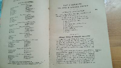 The Carnegie United Kingdom Trust  (Incorporated by Royal Character): Twenty-first annual Report  (For the Year ending December 31st 1934)  Approved by the Trustees  on Friday, March 8th 1935 - Front Cover