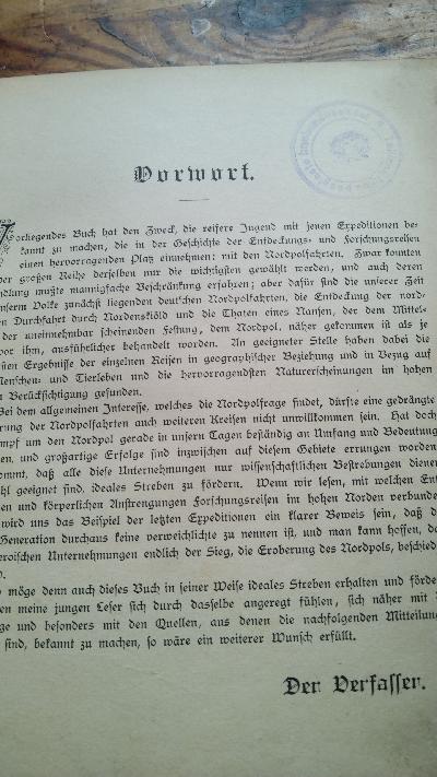 Die Eroberung des Nordpols   Schilderung der Forschungsreisen vom 16. Jahrhundert bis auf die Gegenwart   Der Jugend erzählt  Neue Ausgabe - Front Cover