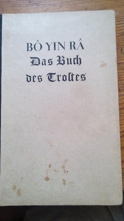 Das Buch des Trostes - Front Cover