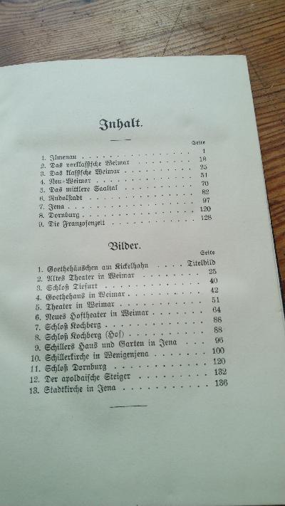 An Ilm und Saale  Sommerfahrten durch klassische Stätten - Front Cover