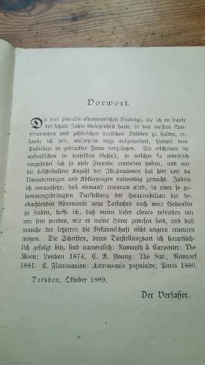 Eine Reise durch den Weltenraum 4 Vorträge - Front Cover