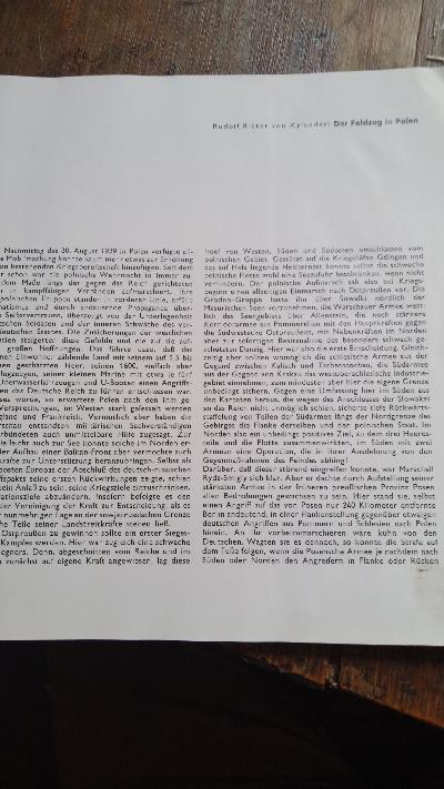 Der Sieg im Osten  Ein Bericht vom Kampf des deutschen Volksheeres in Polen   Mit einem militärpolitischen Beitrag von Oberst Rudolf Ritter von Xylander - Front Cover