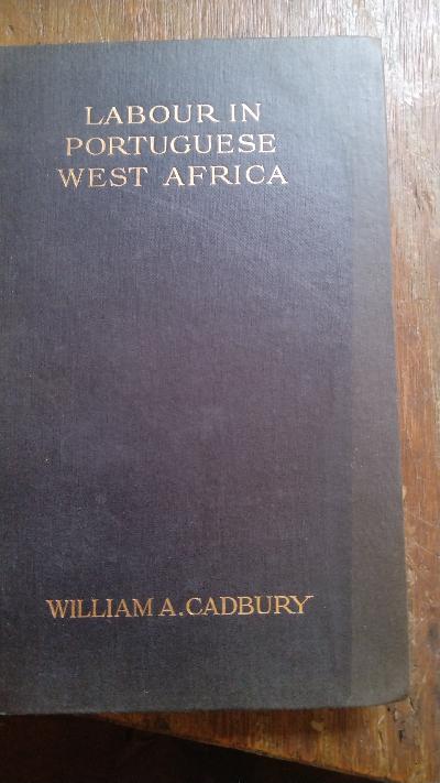 Labour in Portuguese West Africa - Front Cover