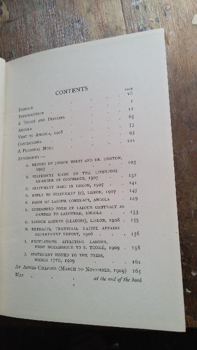 Labour in Portuguese West Africa - Front Cover