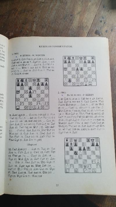 Paul Keres  Photographs and Games - Front Cover