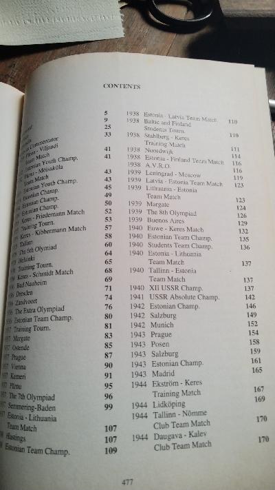 Paul Keres  Photographs and Games - Front Cover