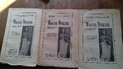 Magyar Nyelvör  Szarvas Gabor Folyoirata  48. Evfolyam 1. - 6. SZ. - Front Cover