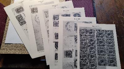  Permanentes Handbuch der Postfreimarkenkunde mit Lichtdrucktafeln (und vierteljährigen Nachträgen) , gleichzeitig Beibuch zum Permanent-Sammelwerk in losen Blättern. Ausführliche Abhandlungen über Postfreimarken mit besonderer Berücksichtigung der Herstellungsweise, Auflagehöhen, Echtheitsmerkmale, Probedrucke, Neudrucke, Markenfälschungen, Entwertungen und deren Fälschungen.  Erster Teil  Deutsche Staaten Abschnitt IV: Bergedorf - Front Cover