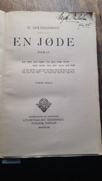 En Jode  Roman - Front Cover