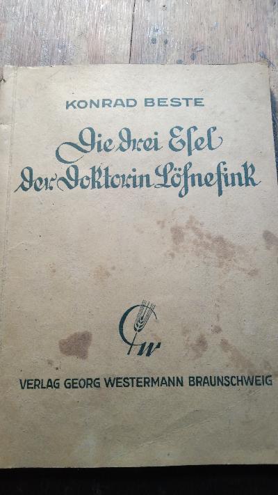 Die drei Esel der Doktorin Löhnefink - Front Cover