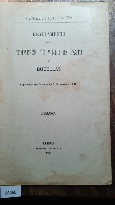 Regulamento+para+o+Commercio+do+Vinho+de+Pasto+de+Bucellas