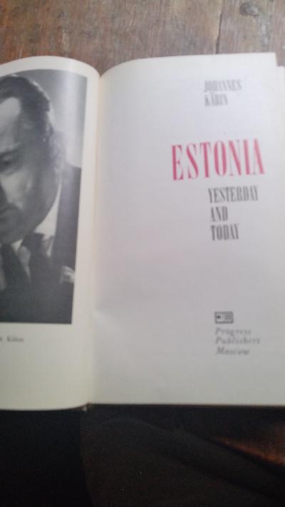 Estonia  Yesterday and Today - Front Cover