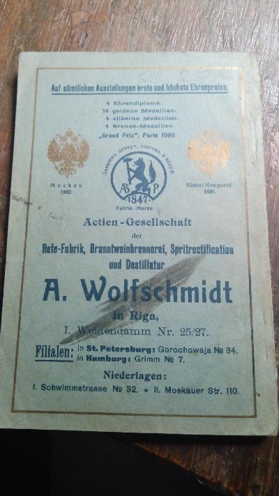 Rigaer Kalender auf das Jahr nach Christi Geburt  1911 - Front Cover