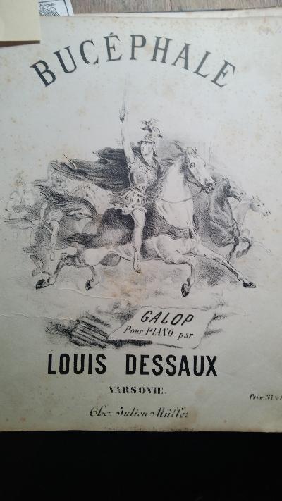 Konvolut von Notenblättern um 1870 im wesentlichen aus Warschau, Julien Müller und St. Petersburg, M. Bernard/ Büttner - Front Cover