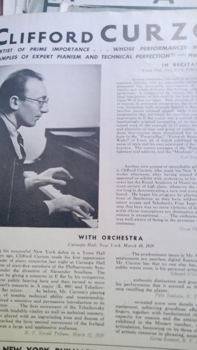 Musical America  6 Hefte: Vol. LVII Nr. 20,  Vol. LVIII Nr. 1, 12 , 17/18( beide unvollständig mit vielen fehlenden Seiten), Vol. LIX Nr. 9 und 10 - Front Cover