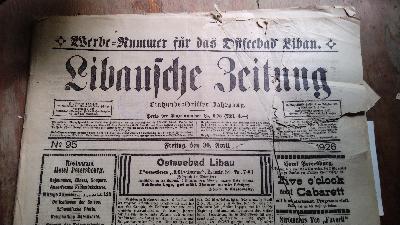 Libausche+Zeitung++Werbe+-+Nummer+f%C3%BCr+das+Ostseebad+Libau