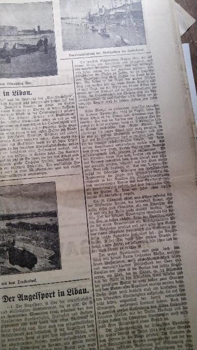 Libausche Zeitung  Werbe - Nummer für das Ostseebad Libau - Front Cover