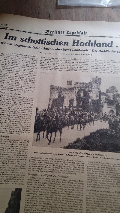 Berliner Tageblatt Nr. 516 - Nr. 527 des 66. Jahrgangs   - Front Cover