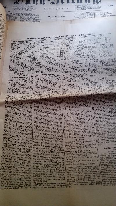 Düna - Zeitung  Zehnter Jahrgang  Nr. 32,44,57,185,241 - Front Cover