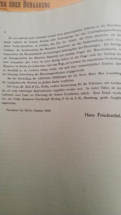 Beiträge zur Naturgeschichte des Menschen  Ein Beitrag zur Physiologie der Behaarung  Lieferung I Das Wollhaarkleid des Menschen, Lieferung II Das Dauerhaarkleid des Menschen,  Lieferung III Geschlechtws- und Rassenunterschiede der Behaarung Haaranomalien und Haarparasiten, Lieferung IV Entwicklung, Bau und Enststehung der Haare Literatur über Behaarung - Front Cover