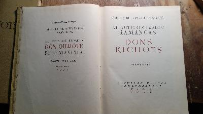 Atjautigais Idalgo Lamancas Dons Kichots  2 Bände (El ingenioso Hidalgo Don Quijote de la Mancha) - Front Cover