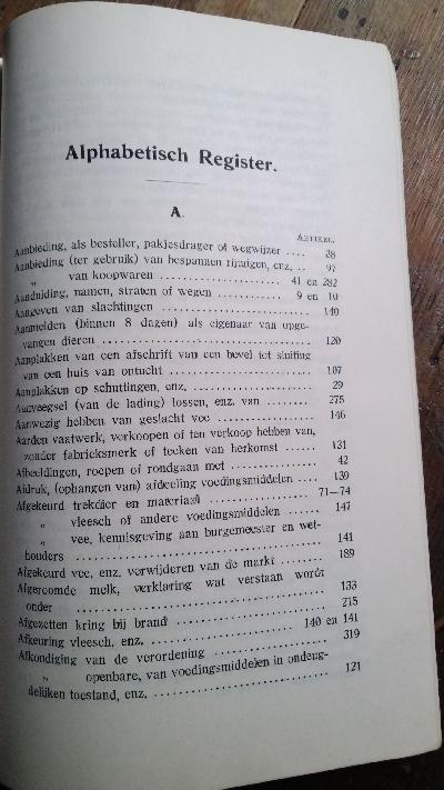 Algemeene Politie - Verordening 1910 voor de gemeente Zaandam - Front Cover