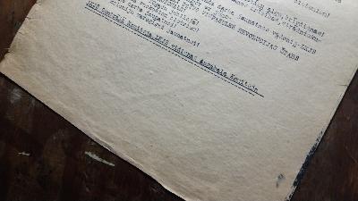 Seltenes illegales kommunistisches Flugblatt aus Lettland zum 14. Internationalen Jugendtag - Front Cover