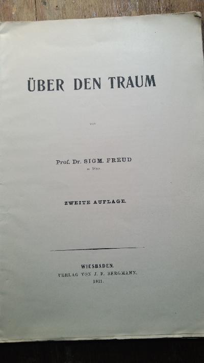 Über den Traum - Front Cover