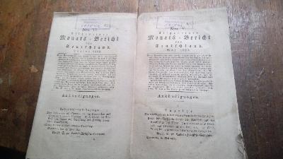 Allgemeiner Monats - Bericht für Teutschland Mai und Junius 1829 Nro. V und VI - Front Cover
