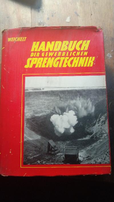Handbuch der gewerblichen Sprengtechnik - Front Cover